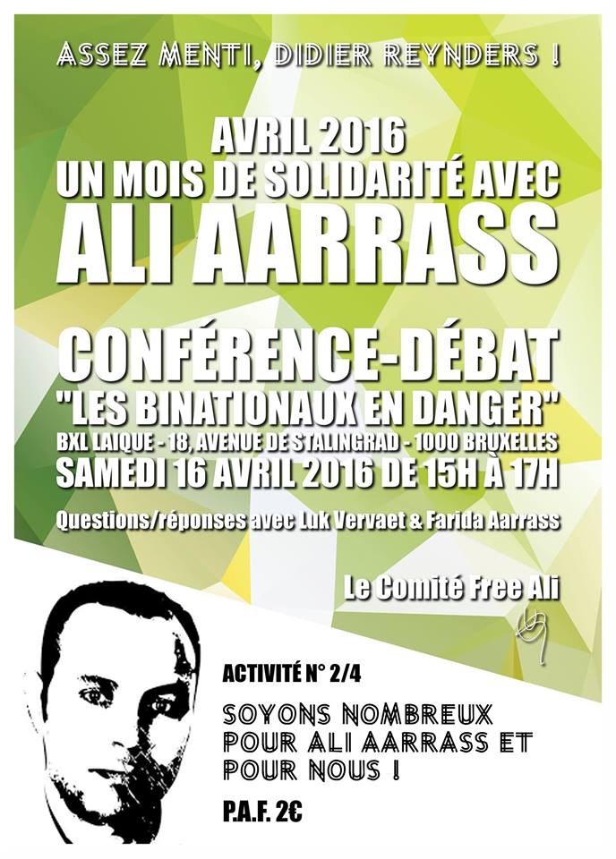 Affiche conférence samedi les binationaux en danger